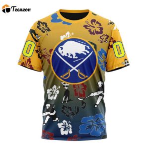 Buffalo Sabres Hawaiian Style Designs Unisex T-Shirt For Fans Gifts 2024