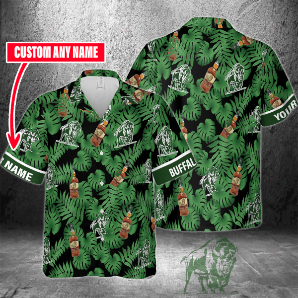 Buffalo Trace Logo Your Name Hawaiian Shirt