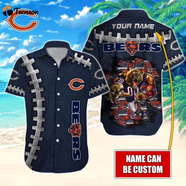 Chicago Bears NFL-Hawaiian Shirt Custom