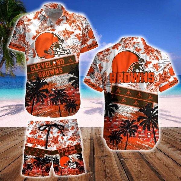 Cleveland Browns Hawaiian Shirt And Beach Short