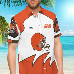 Cleveland Browns Hawaiian Shirt Summer_Hawaiian Shirt Gift