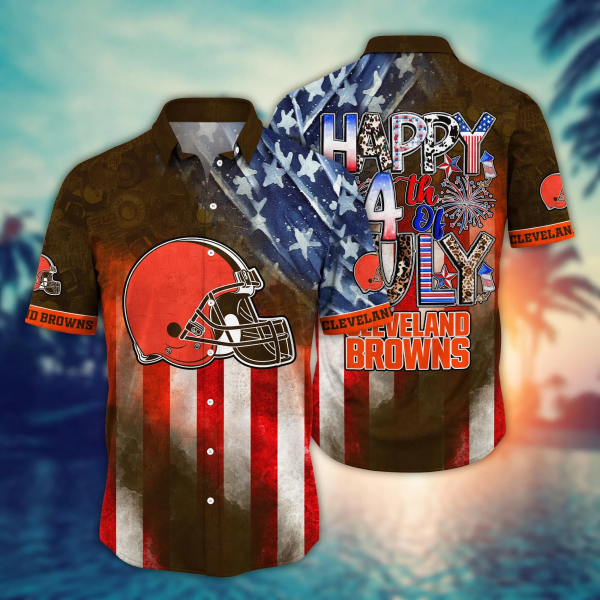 Cleveland Browns NFL Hawaii Shirt Independence Day