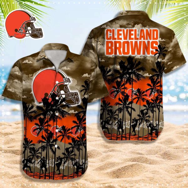 Cleveland Browns NFL-Hawaii Shirt T-48408: Stylish Fan Gear for Football Enthusiasts