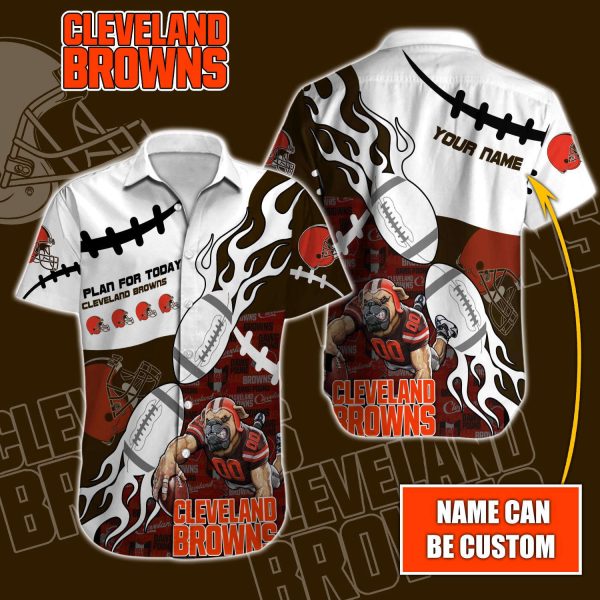 Cleveland Browns NFL-Hawaiian Shirt Custom