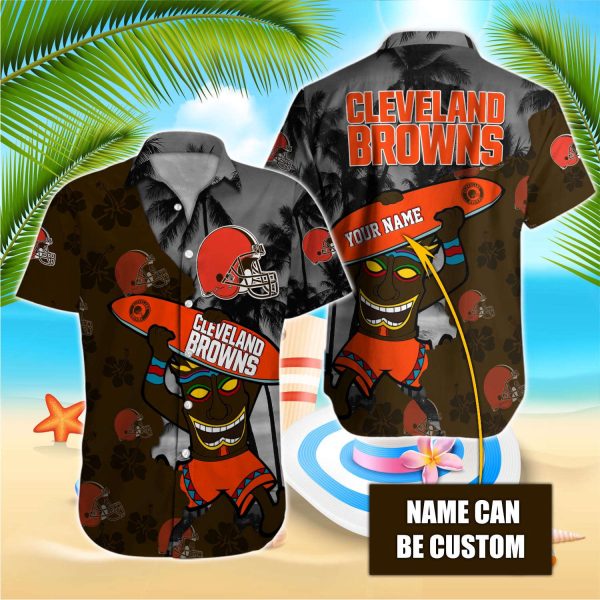 Cleveland Browns NFL-Hawaiian Shirt Custom