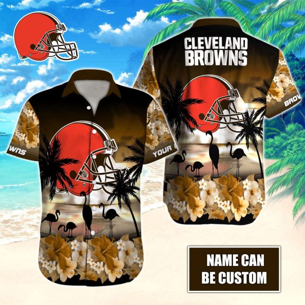 Cleveland Browns NFL-Hawaiian Shirt Custom