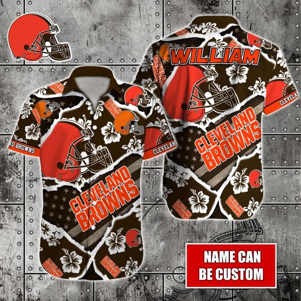 Cleveland Browns NFL-Hawaiian shirt Custom