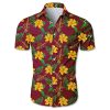 Cleveland Cavaliers Floral Hawaiian Shirt Small Flowers