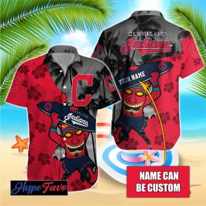 Cleveland Indians Mlb Custom Hawaiian Shirt