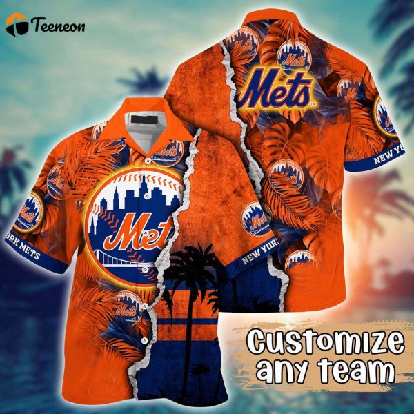 Customized MLB New York Mets Hawaiian Shirt Champion Chic Couture For Fans