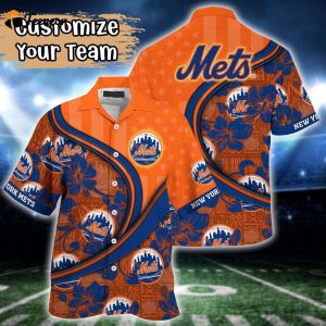 Customized MLB New York Mets Hawaiian Shirt Harmony Hues For Fans