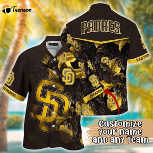 Customized MLB San Diego Padres Hawaiian Shirt Radiant Rhythms For Fans