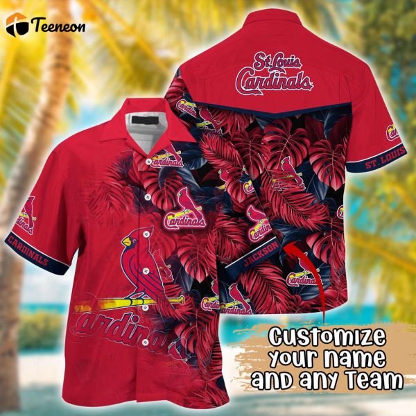 Customized MLB St. Louis Cardinals Hawaiian Shirt Radiant Rhythms For Fans