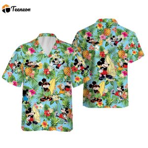 Cute Disney Beach Mickey Hawaii Shirt