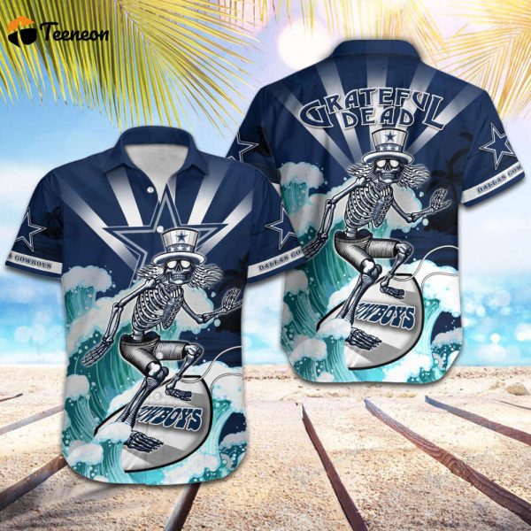 Dallas Cowboys Grateful Dead 3D Hawaiian Shirt