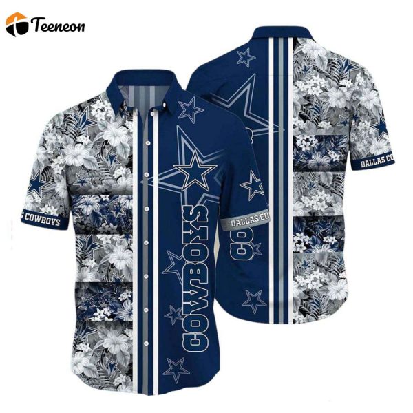 Dallas Cowboys NFL Tropical Pattern Hawaiian Shirt