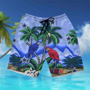 Dallas Cowboys Parrots Couple Hawaiian Shirt summer shirt