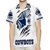 Dallas Cowboys Tear Star 3D All Over Print Summer Beach Hawaiian Shirt With Pocket