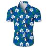 Dallas Mavericks Floral Hawaiian Shirt Small Flowers