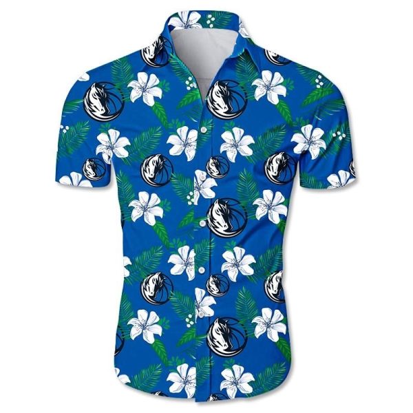 Dallas Mavericks Floral Small Flowe Hawaiian Shirt Gift For Men And Women