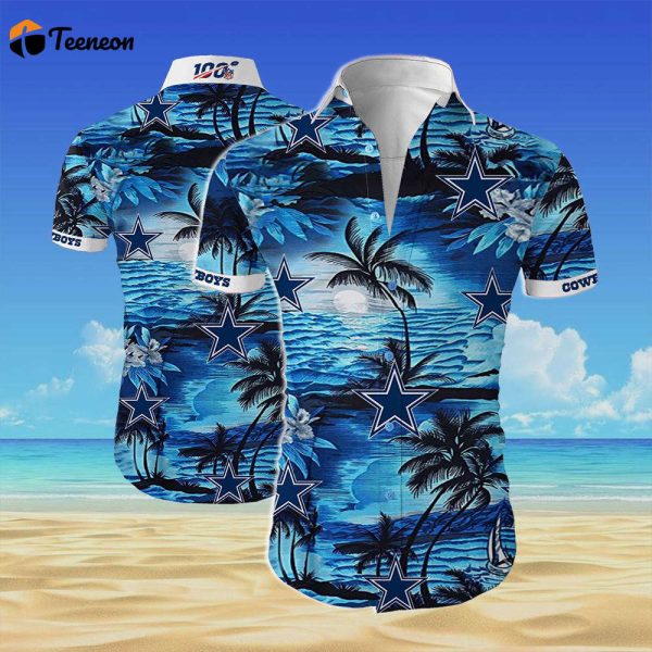 Dallas cowboys team Summer Short Sleeve Hawaiian Beach Shirt