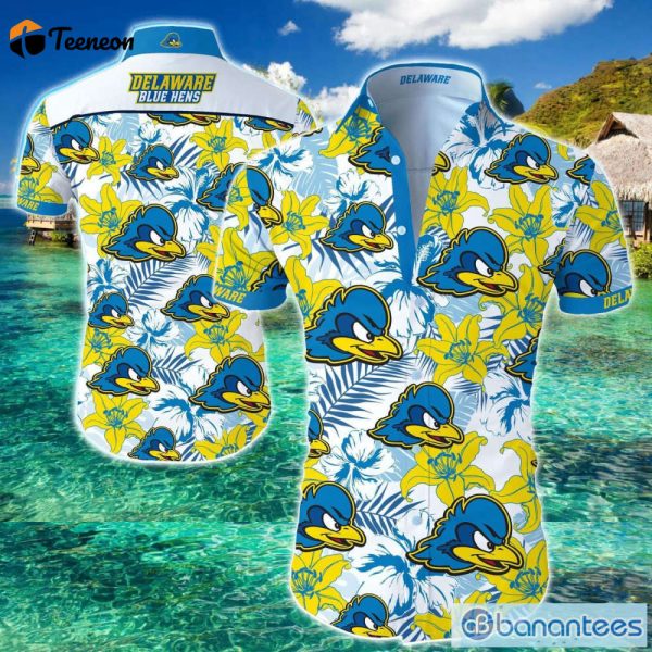 Delaware Blue Hens Hawaii Shirt Gift For Men Women