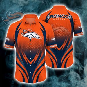 Denver Broncos Button Down Shirt 3D Print Gifts 2024FS