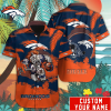 Denver Broncos Hawaiian Shirt Mascot Customize Your Name