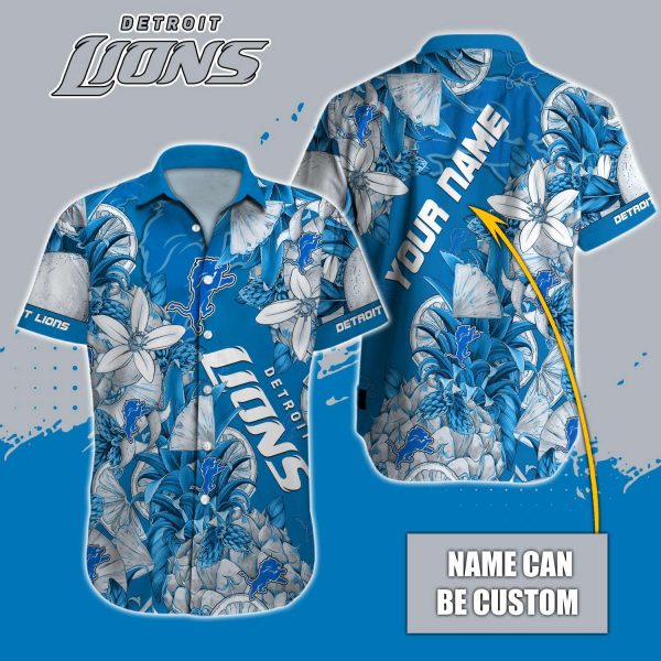 Detroit Lions NFL-Hawaiian shirt Custom