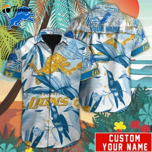 Detroit Lions NFL-Hawaiian shirt Custom