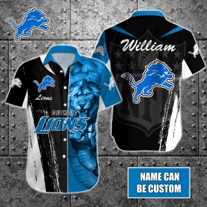 Detroit Lions NFL-Hawaiian shirt Custom