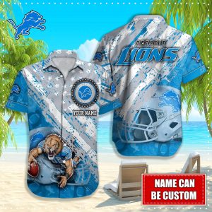 Detroit Lions NFL-Hawaiian shirt custom