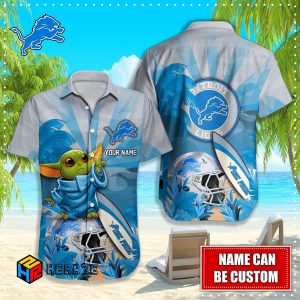 Detroit Lions Nfl Custom Hawaiian Shirt