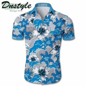 Detroit Lions Tropical Hawaiian Shirt