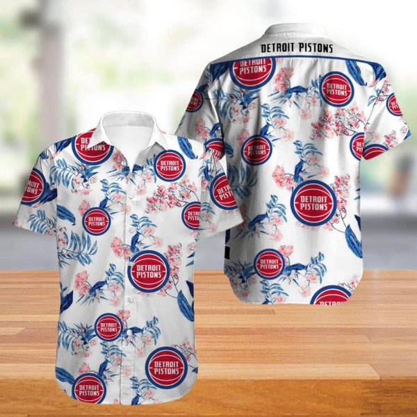 Detroit Pistons Hawaiian Shirt