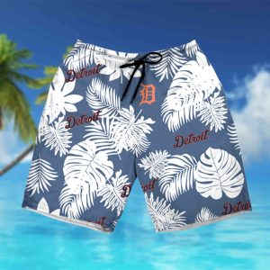 Detroit Tigers Logo Aloha Hawaiian Shirt summer shirt