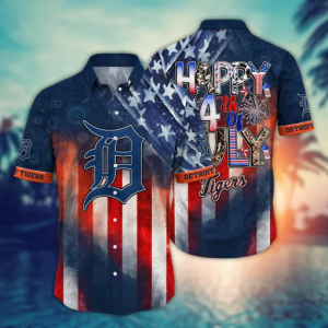 Detroit Tigers MLB Hawaiian Independence Day Shirt: Summer Shirts