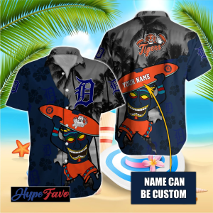 Detroit Tigers Mlb Custom Hawaiian Shirt