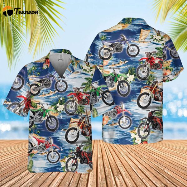 Dirt bike Hawaiian Shirt