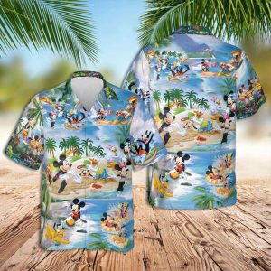 Disney Hawaiian Shirt Mickey And Friend Summer Beach Hawaiian Shirt