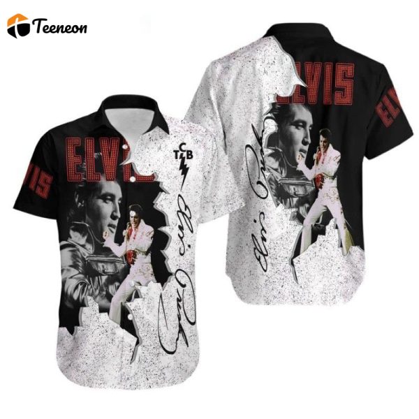 Elvis Presleys High Quality Traditional Hawaiian Button Down Shirt