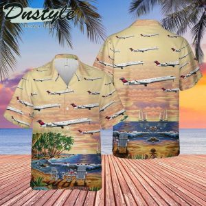 Endeavor Air Crj900 Hawaiian Shirt