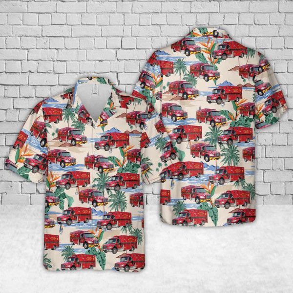 Gifts 2024Gifts 2024 Buffalo Fire Department Ambulance Hawaiian Shirt For Men Women