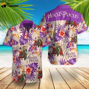 Hocus Pocus Witches Dn Cartoon For Men Hawaiian Shirt For Men Women