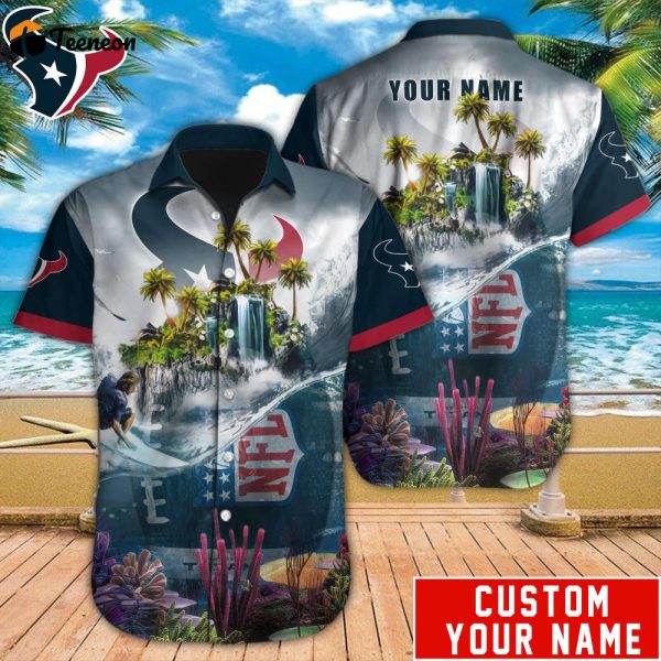 Houston Texans NFL-Hawaiian Shirt Custom