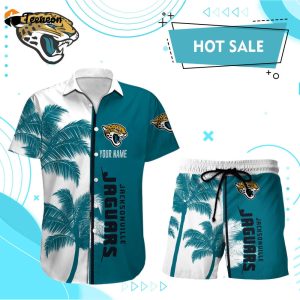 Jacksonville Jaguars Hawaii Shirt Men Short Custom  NFL