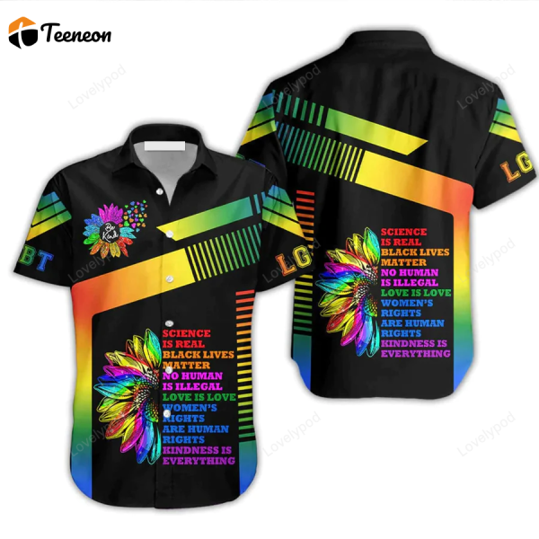 LGBT Aloha Hawaiian Shirts For Summer