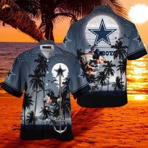 Limited Dallas Cowboys Mickey Starry Night Hawaiian Shirt