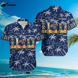 Limited Dallas Cowboys Tribal Totem And Mascot Hawaiian Shirt