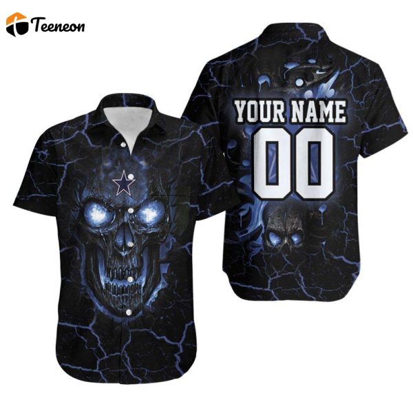 Limited Personalized Dallas Cowboys Lava Skull Hawaiian Shirt